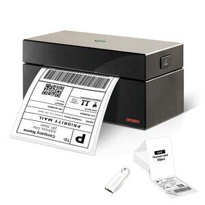 ORGBRO Z1 Shipping Label Printer, 4x6 Thermal Label Printer for Small Business,
